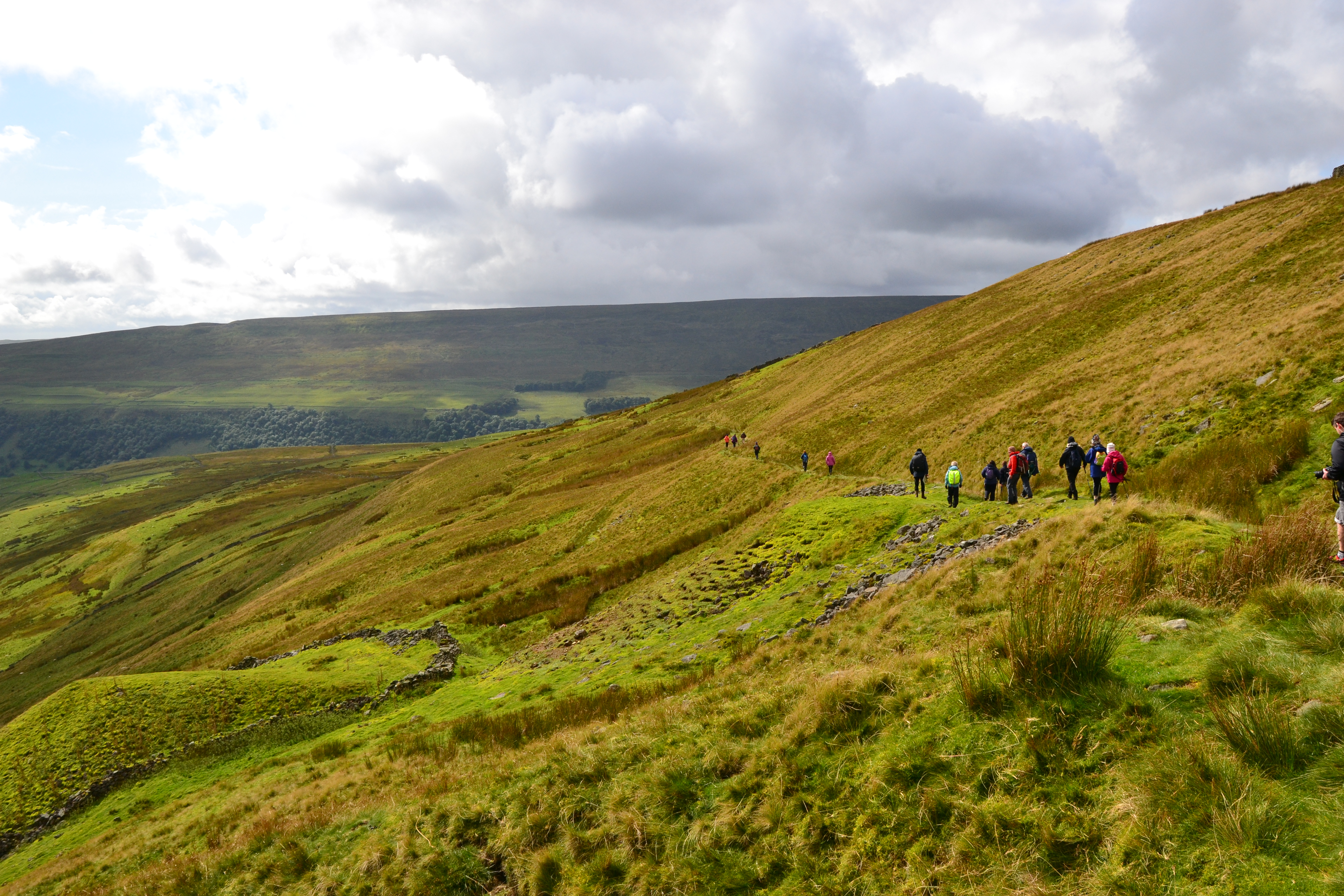 Group trek in the Dales